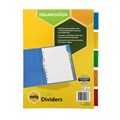 Marbig 37640F Dividers 5 Insert Tab A4 Manilla MultiColoured