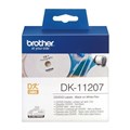 Brother Labels DK11207 CDDVD 58mm dia White Roll100