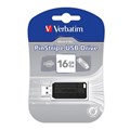 Verbatim 49063 USB Flash Drive 16GB Retractable 20 Black