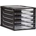 Esselte 49775 Desktop Filing 5 Drawers A4 Black