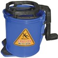 Cleanlink 12115 Heavy Duty Mop Bucket Plastic Wringer 16L Blue
