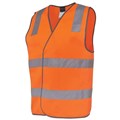 TSCO Safety Vest 6DNSVOD HiVis Day and Night Use Orange Extra Large