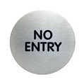 Durable Sign Pictogram 491265 No Entry 83mm Each