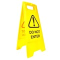 Cleanlink 12161 Safety Sign Do Not Enter Yellow