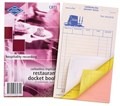 Zions CBT5 Carbonless Restaurant Docket Triplicate Pack 5