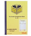 Spirax 555 Carbonless Duplicate Tax Invoice  Statement Book 144 x 207mm