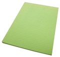 Quill 01014 Bond A4 Ruled Pad 70 Leaf Green Pack 10