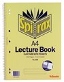 Spirax 598 Lecture Book with Pocket A4 140 Page Side Open
