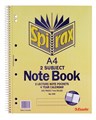 Spirax 605 2 Subject Notebook A4 250 Page