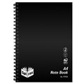 Spirax P595A PP Notebook A4 240 Page Side Open Black 5605900