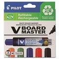 Pilot BegreeN V Board Master Whiteboard Marker Bullet Tip Wallet 5 Assorted