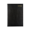 Diary Aspire Commercial A4 2 Days to a Page Diary Black 2027 42ECBK25