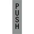 Apli Sign 900418 Self Adhesive Push Silver