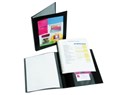 Marbig 2003702 Professional Display Book Refillable 20 Pocket A4 with Frame Black