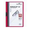 Durable 220003 Duraclip Document File 30 Sheet A4 Red