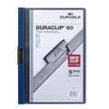 Durable 220907 Duraclip Document File 60 Sheet A4 Dark Blue