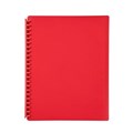 Marbig Display Book 2007003 Refillable 20 Pocket A4 Red
