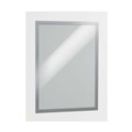 Durable 487323 Duraframe Self Adhesive Sign Holder A3 Silver Pack 2