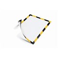 Durable 4945130 Sign Holders Magnetic Security A4 Yellow  Black Pack 5