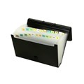 Marbig 90068 Expanding File Foolscap 26 Pocket Black