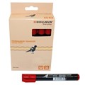 Bibbulmun Marker Permanent Bullet 270 Red Box of 12 9027493