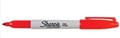 Sharpie 30002 Permanent Marker Fine Point 10mm Red