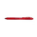 Pentel BL107 Energel X Retractable Rollerball Pen Medium 07mm Red Box 12