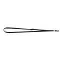 Rexel 9802202 ID Flat Style Lanyards with Alligator Clip Black Pack 10