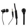 Earphone Shintaro Hands Free Phone Mono Headset with Microphone Flat Cable SHEARFVM