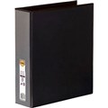 Marbig 5424002B Insert Binder A4 4 DRing 50mm PP Black