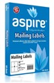 Aspire Address Labels Laser Inkjet 991 x 139mm 4 Per Sheet Pack 100