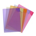 Avery 68020 Assorted Plastic Colour Lock Files Pack 5