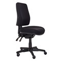 Chair Buro Roma 3 Lever High Back Black Jett Fabric with Slider no arms