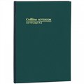 Collins 5504 Hard Cover A5 Note Book AZ 168 Page Green