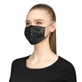 Black Disposable Face Mask 3 Ply Box 50