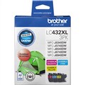 Brother LC432XL3PKS CMY Value Pack Ink Cartridges