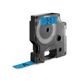 Dymo S0720560 Tape D1 Black on Blue 12mm 45016