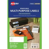 Avery Removable ID Labels