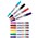 Artline 90 Permanent Marker Chisel 25mm Assorted Box 12