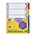 Marbig 35011F Dividers 5 Tab A4 Reinforced MultiColoured