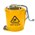 Cleanlink 12001 Heavy Duty Mop Bucket Plastic Wringer 16L Yellow