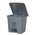 Cleanlink 12057 Bin Plastic 30Ltr with Pedel Lid  Grey