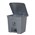 Cleanlink Bin Plastic 12059 Bin with Pedel Lid 45Ltr Grey