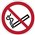 Durable 172803 Sign Safety Marking Smoking Prohibited Red