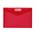 Marbig 2015003 Doculope Document Wallet With Button A4 Red Pack 10