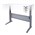Rapidline SitStand Desk Height Adjustable Electric 1800W x 700D x 6851205H mm Silver Frame  White Top