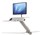 Fellowes 8081701 Lotus RT SitStand Workstation Single Arm White