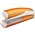 Leitz 0402980 Wow Half Strip Stapler Orange