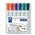 Staedtler 351WP6 Lumocolor Whiteboard Marker Bullet Assorted Wallet 6