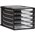 Esselte 49775 Desktop Filing 5 Drawers A4 Black